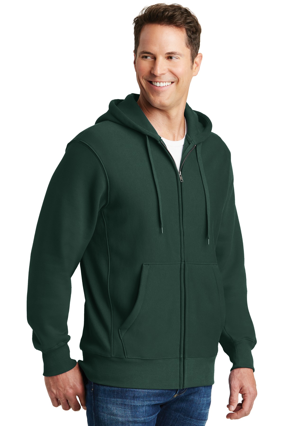Sport-Tek® Super Heavyweight Full-Zip Hooded Sweatshirt 8