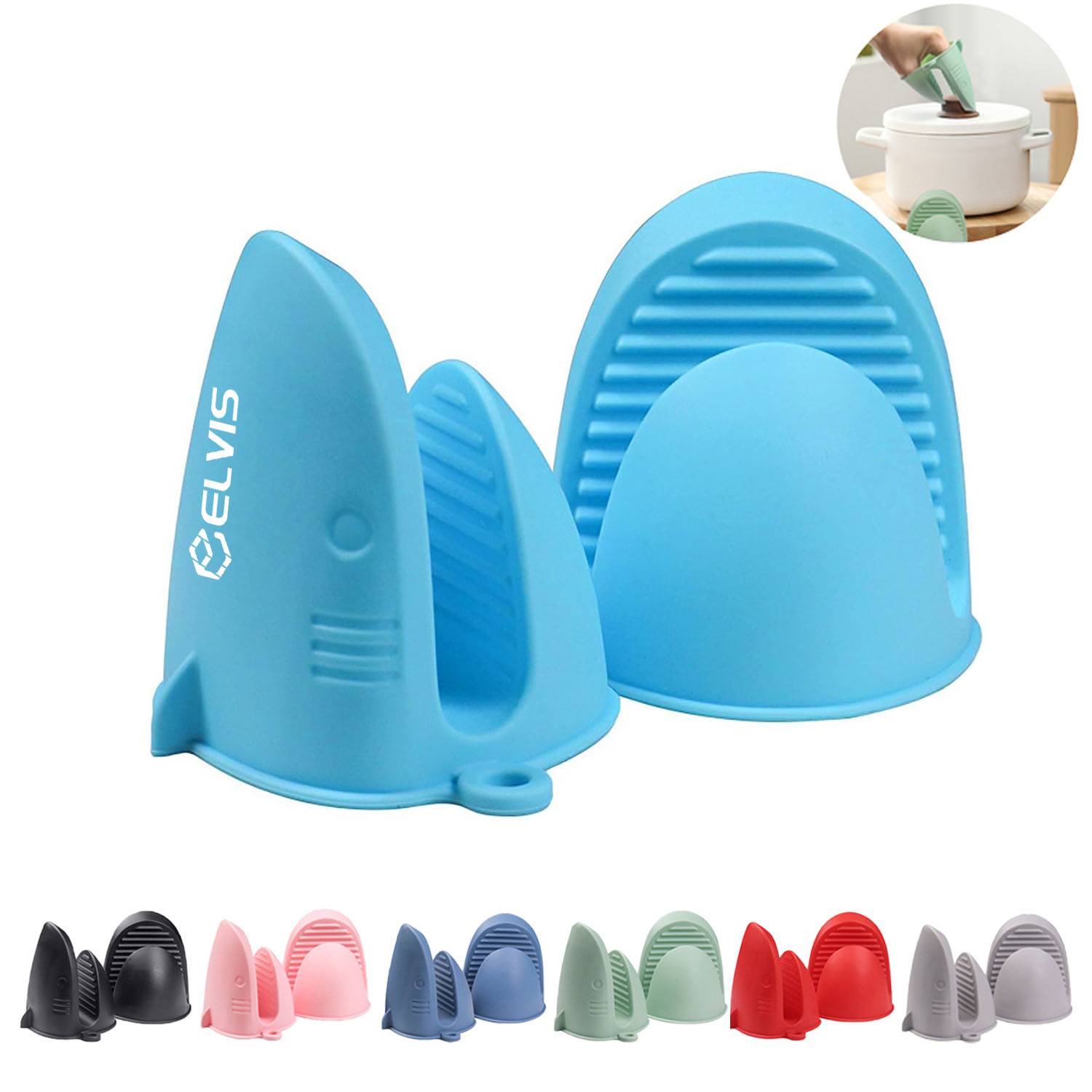 Kitchen Cooking Silicone Insulated Gloves 10
