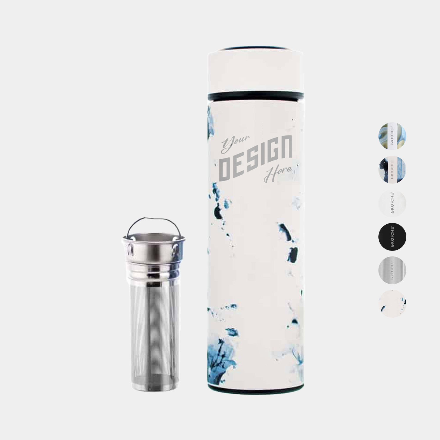 15 oz. GROSCHE® CHICAGO Travel Infuser Bottle 2