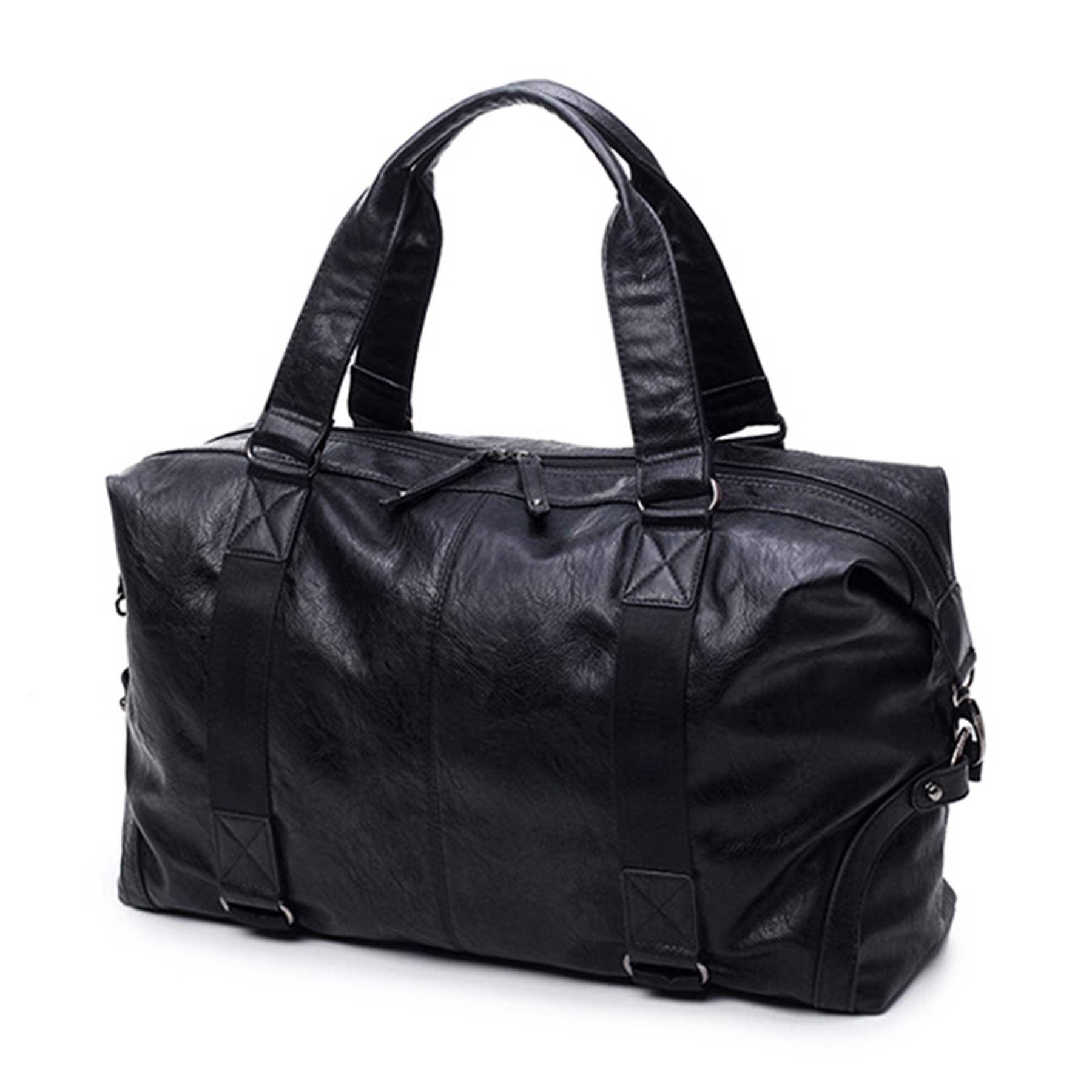 PU Leather Waterproof Travel Duffel Bag 5