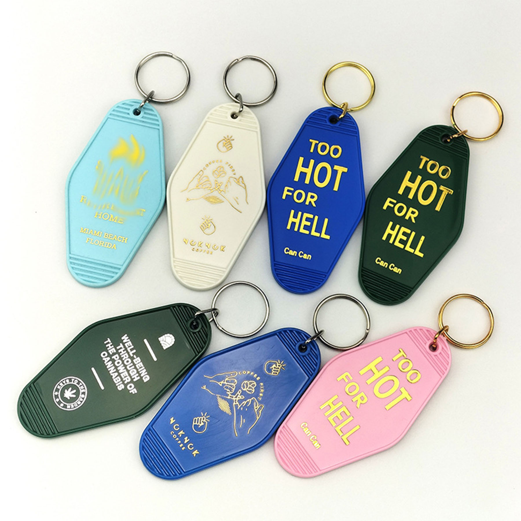 Hotel Key Tags Made from High-Quality Plastic 4