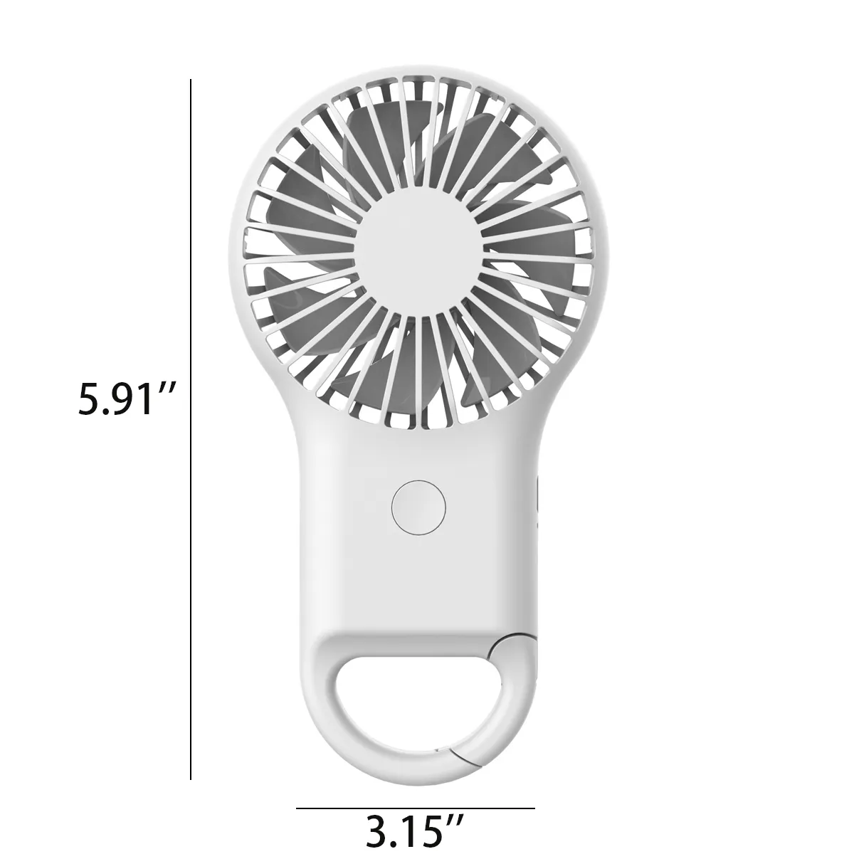 Handheld Mini Powerful Portable USB Rechargeable Pocket Fan 3