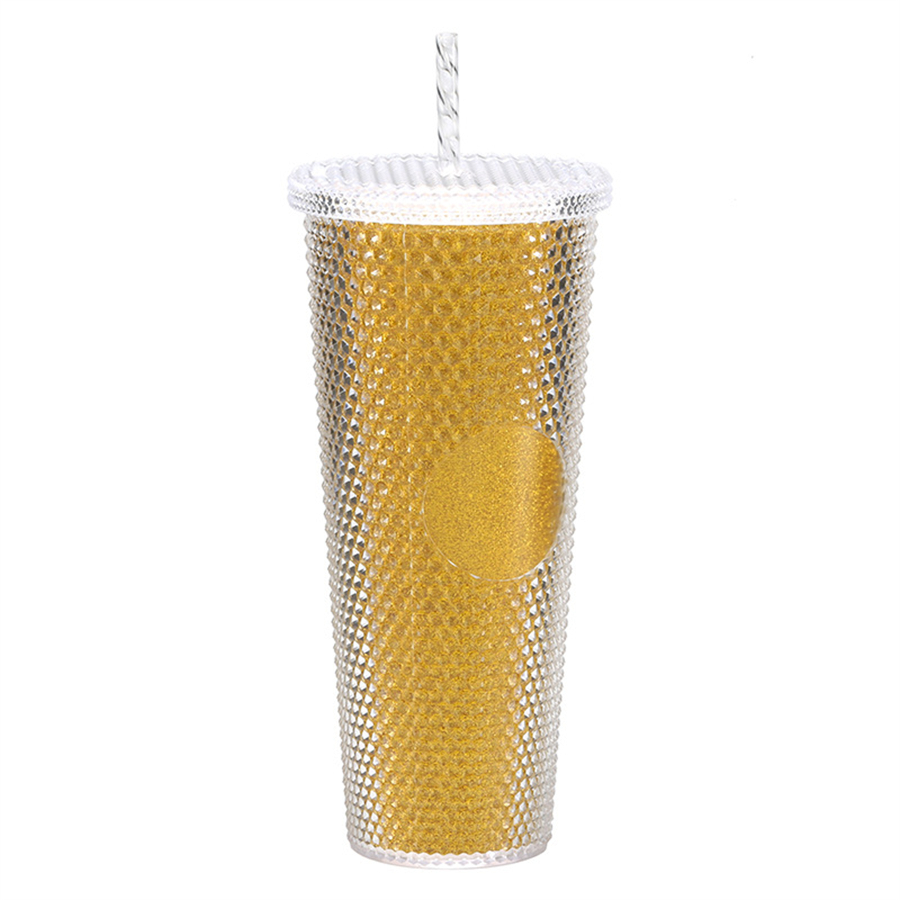 24oz Plastic Durian Cup with Straw 17