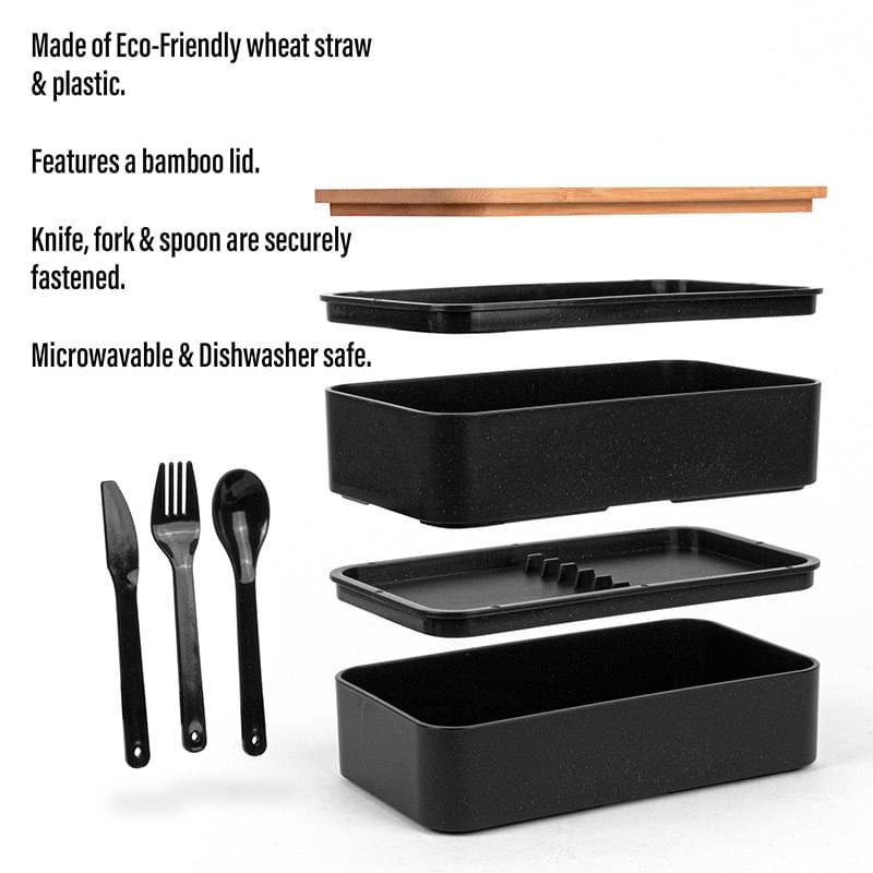 Wheat Straw Bento Box 6