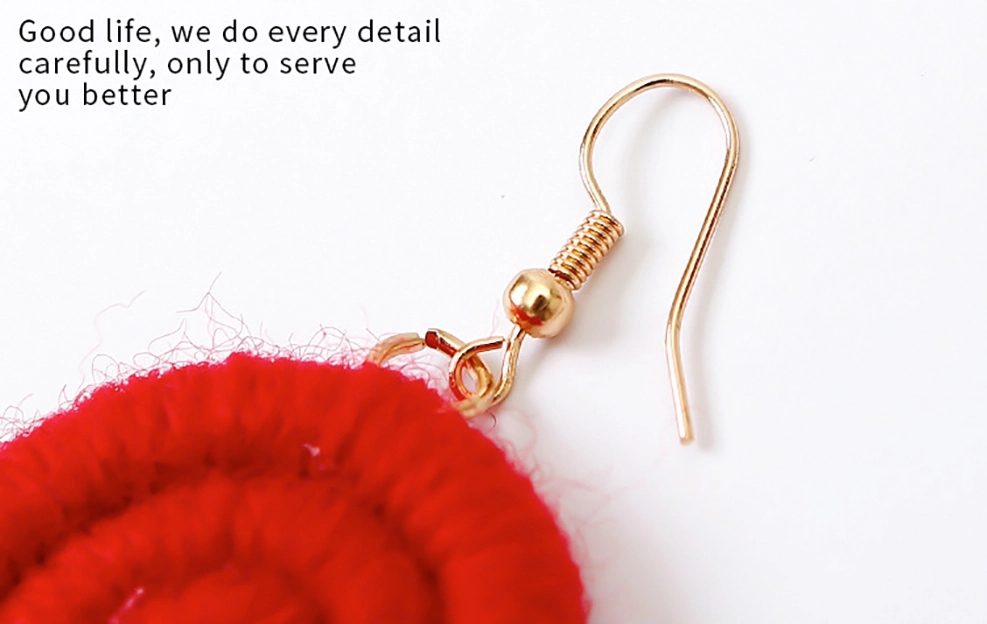 Christmas Tassel Woven Handmade Earrings 7