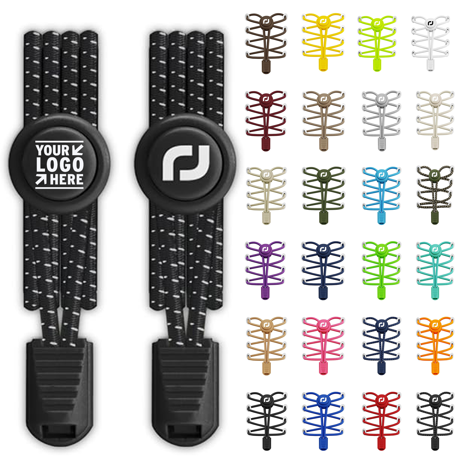 Kids Adult Tieless Elastic Shoe Laces Heavy Duty No Tie Shoestrings 2