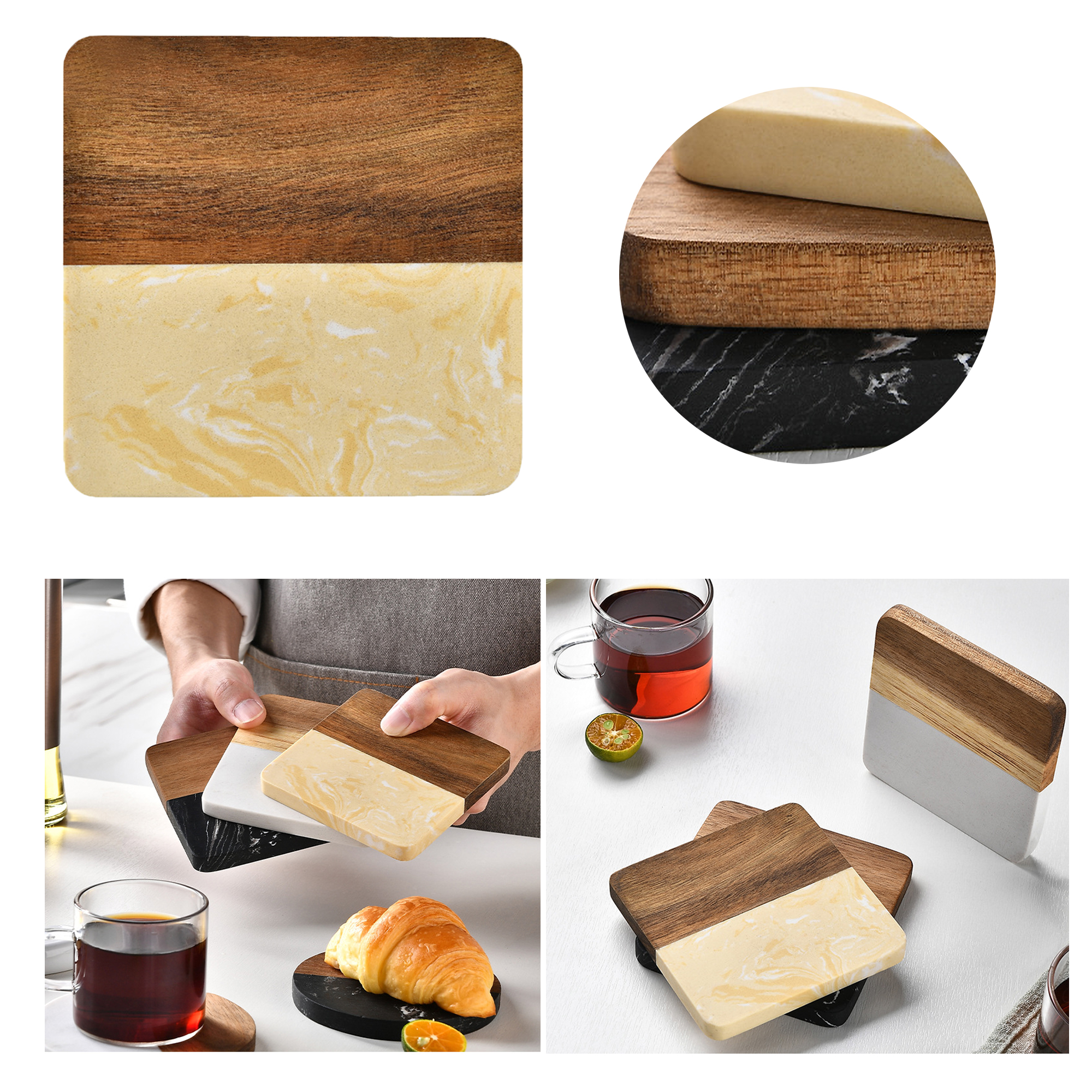 Nordic Style Marble Coaster 2