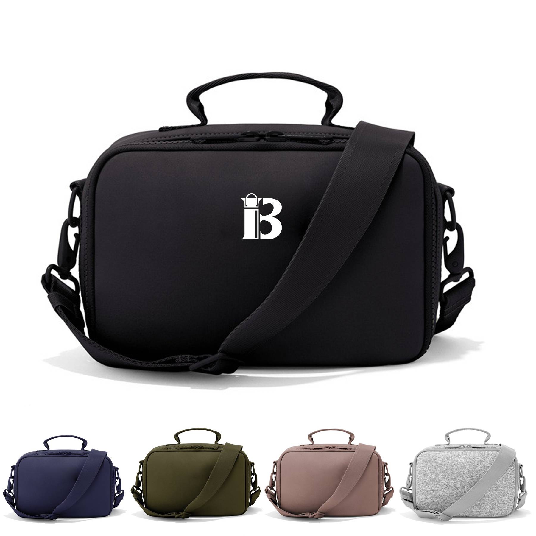 Nylon Crossbody lunch Insulated Bag Cooler 1