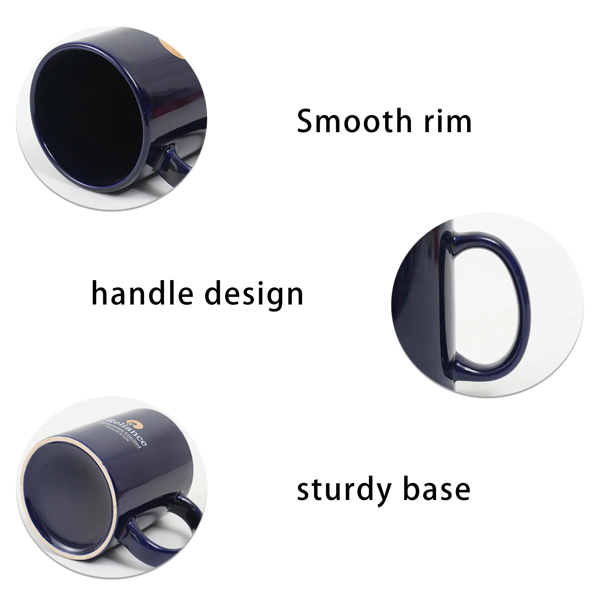 11 Oz. Round Ceramic Mugs 1