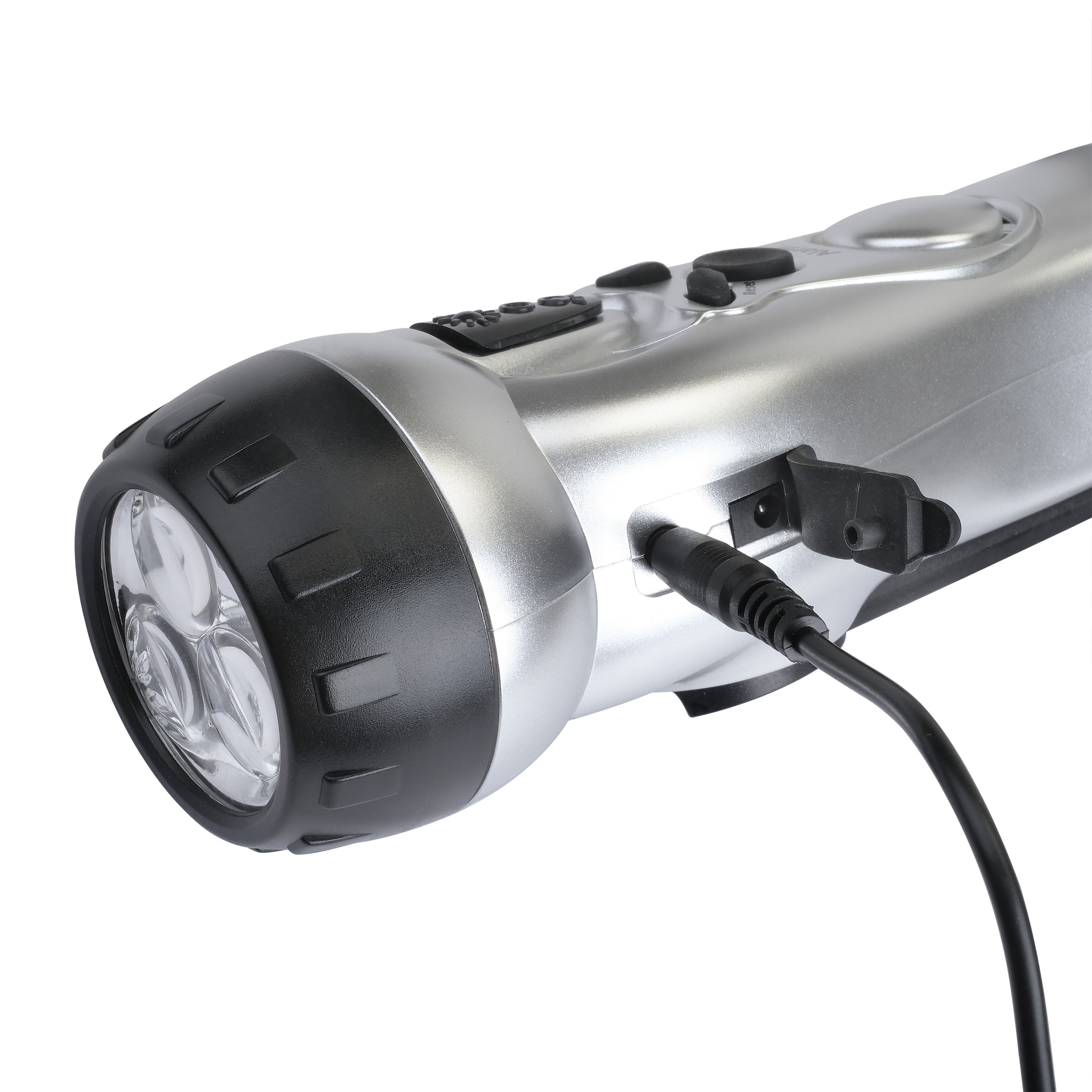 Emergency Flashlight w/ Radio & Charger 6