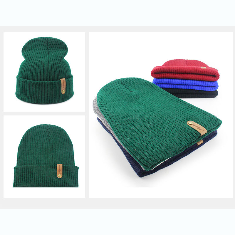 Winter Knit Beanie Hat Watch Cap 7
