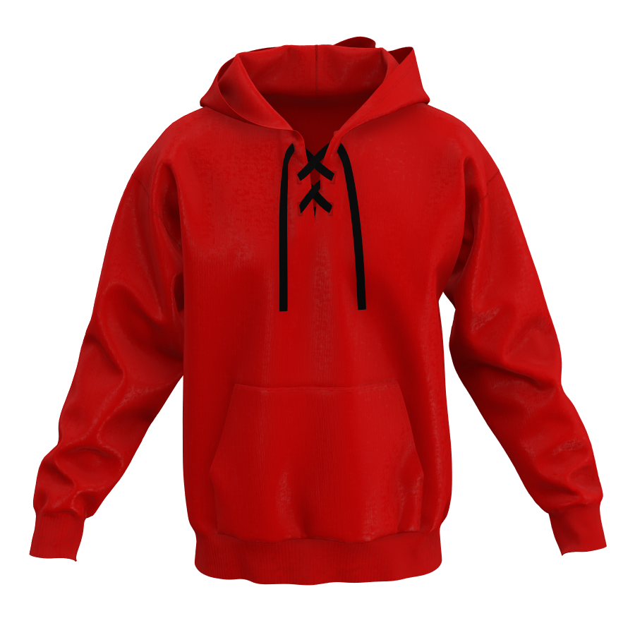 Lace up Hooded Sweatshirt, custom hoodie or sweatshirt with logo imprint 2