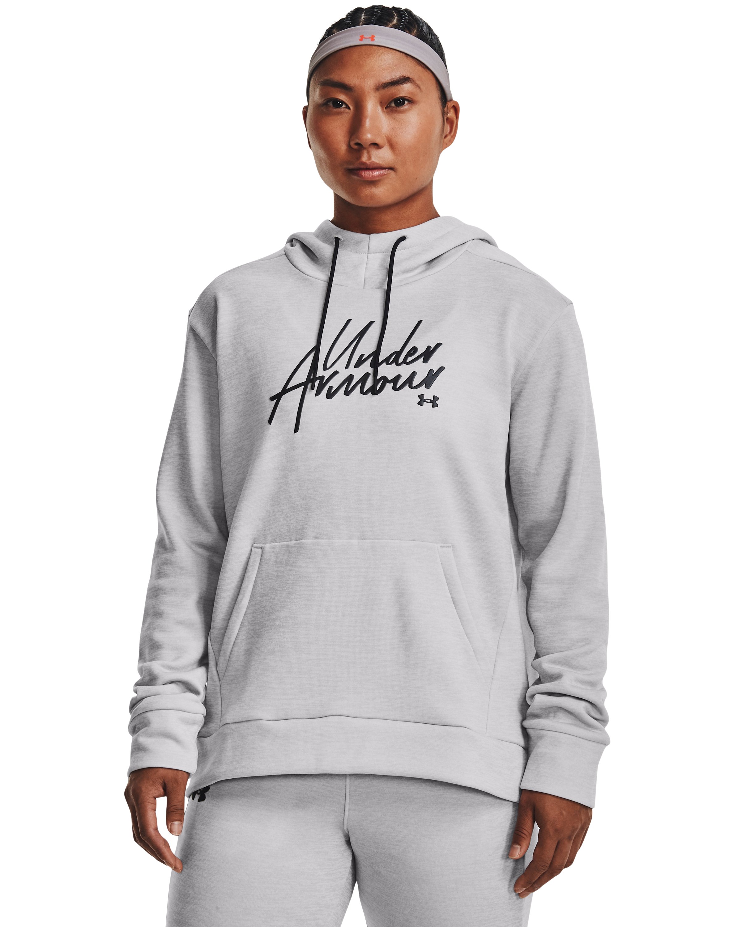 Women's Armour Fleece Script Hoodie 4