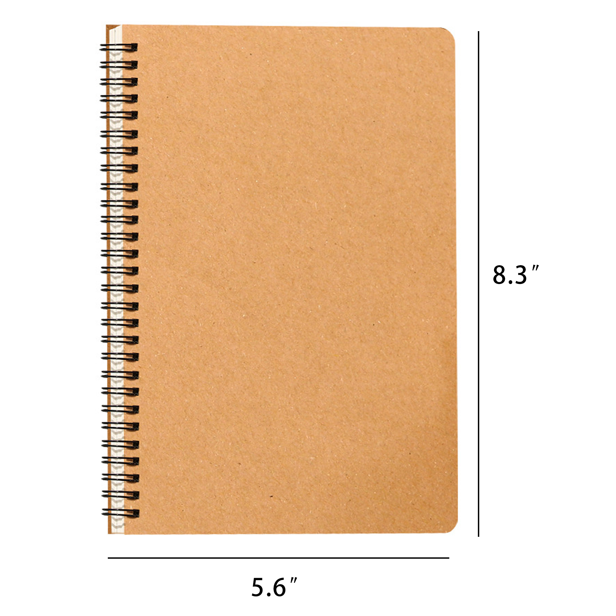 A5 Kraft Cover Spiral Notebook 2