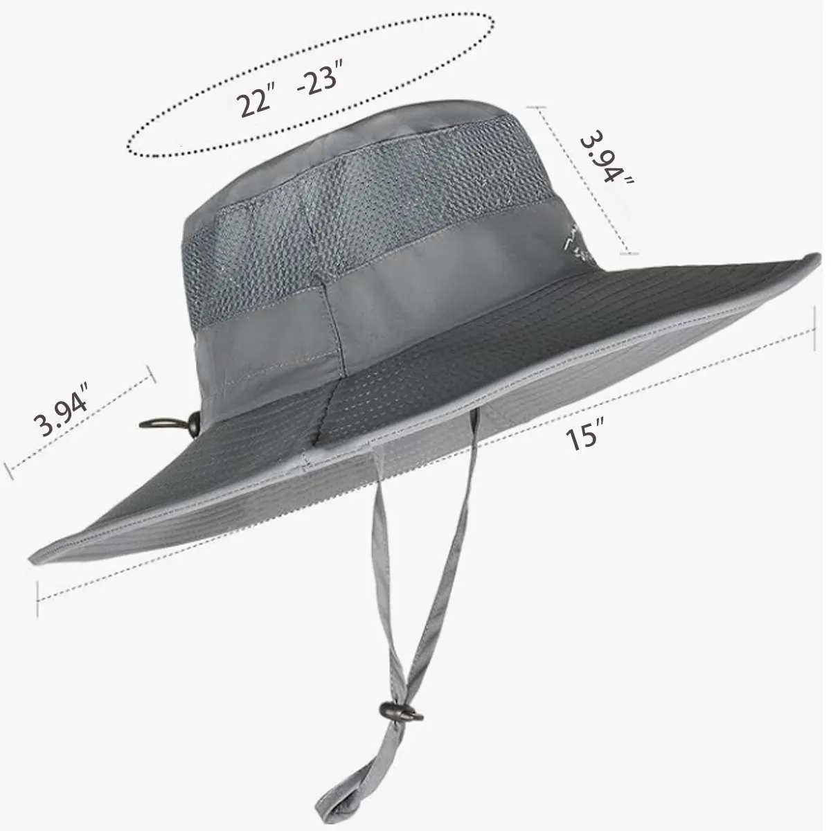 Summer Outdoor Breathable Mesh Bucket Hat 7