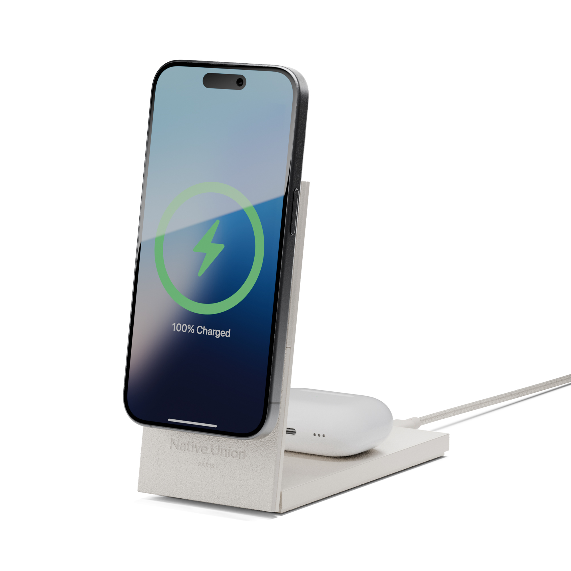 Native Union Rise 2-IN-1 Qi2 Wireless Charger 8