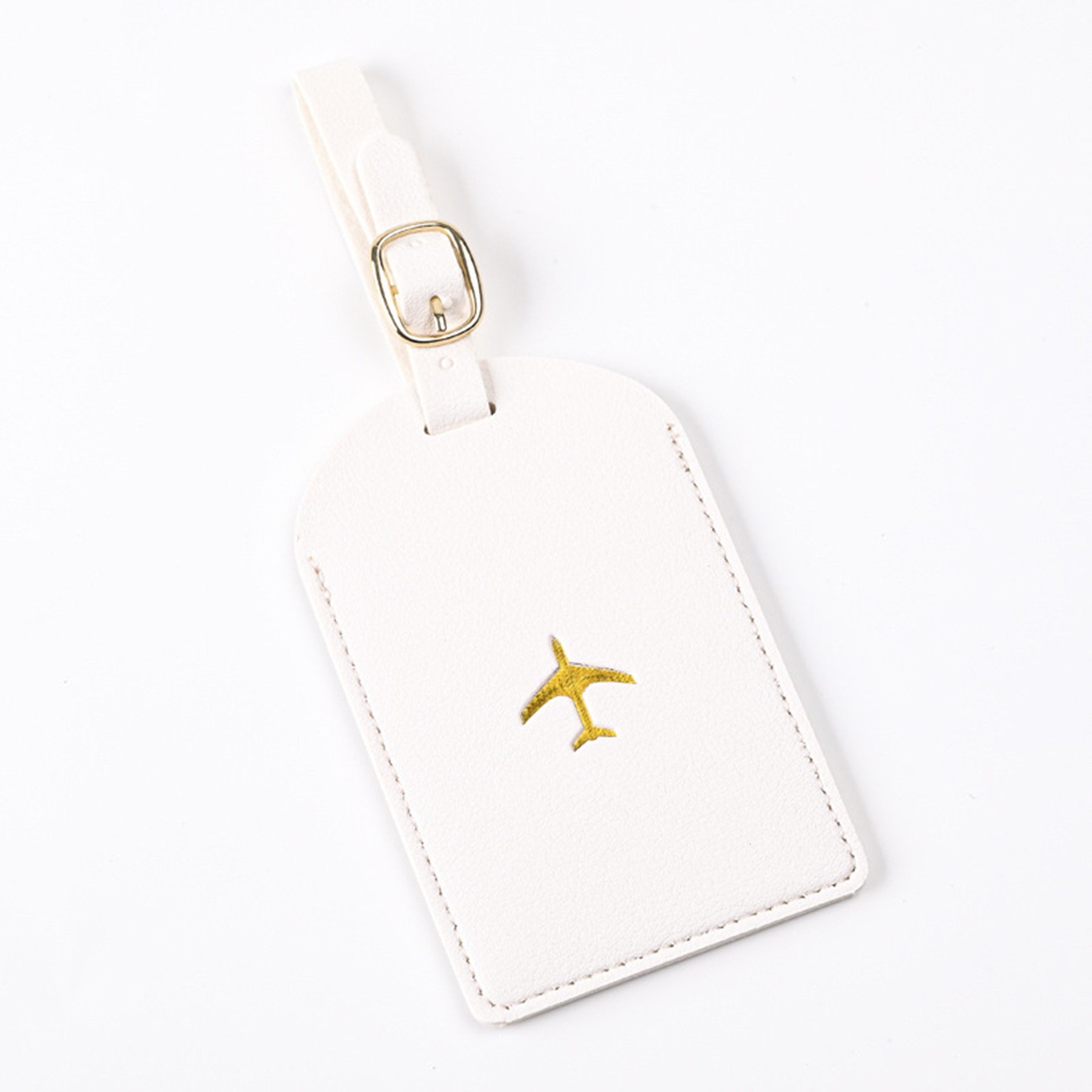 PU Leather Stamping Aircraft Boarding Pass Hanging Tag 6