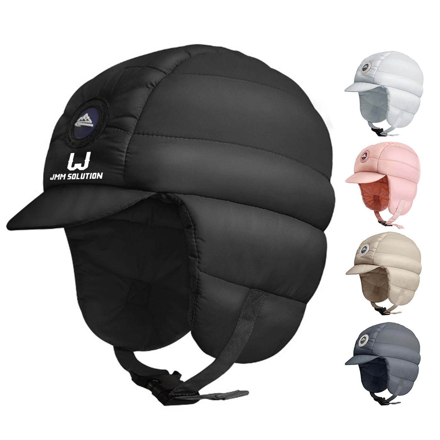 Winter Warm Down Puffer Hood Cap