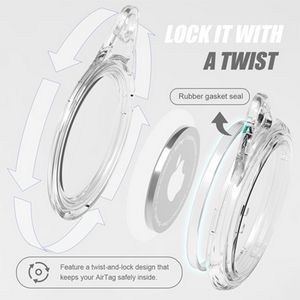 Waterproof Air Tag Keychain Holder Case 2