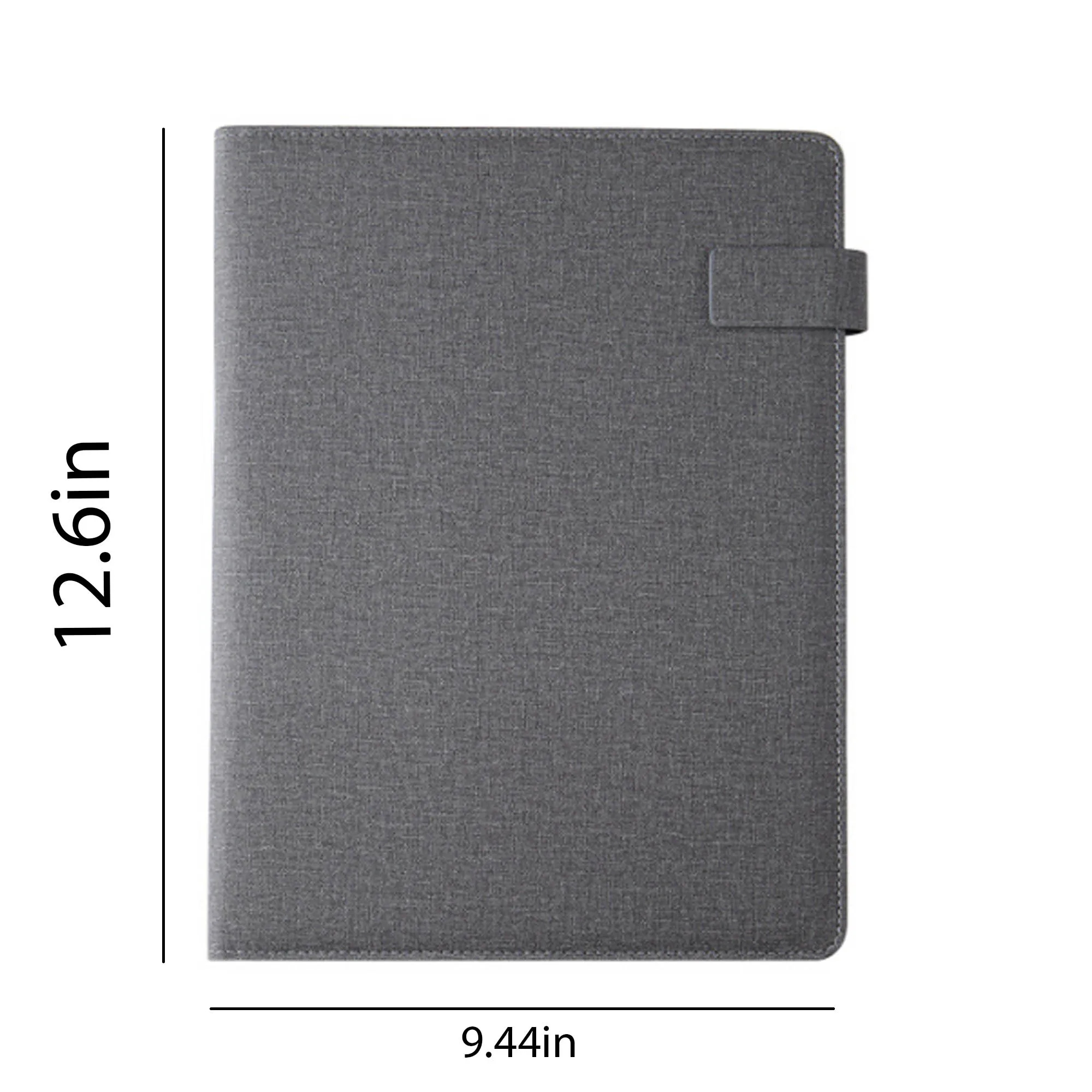 PU Leather Business Notebook with Card Slots and Holder 2