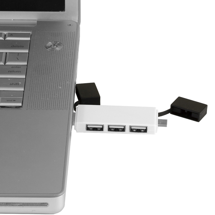 "Freedom" 2 in 1 – 3 Port Mini USB Hub with Type A & Type C Adapter 17