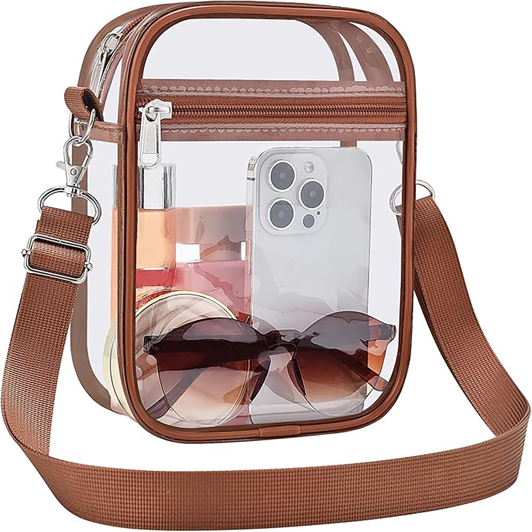 Men's and Women's Transparent Crossbody Wallet 16