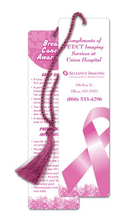 Bookmark, Stock Breast Cancer Awareness Pink Ribbon 2