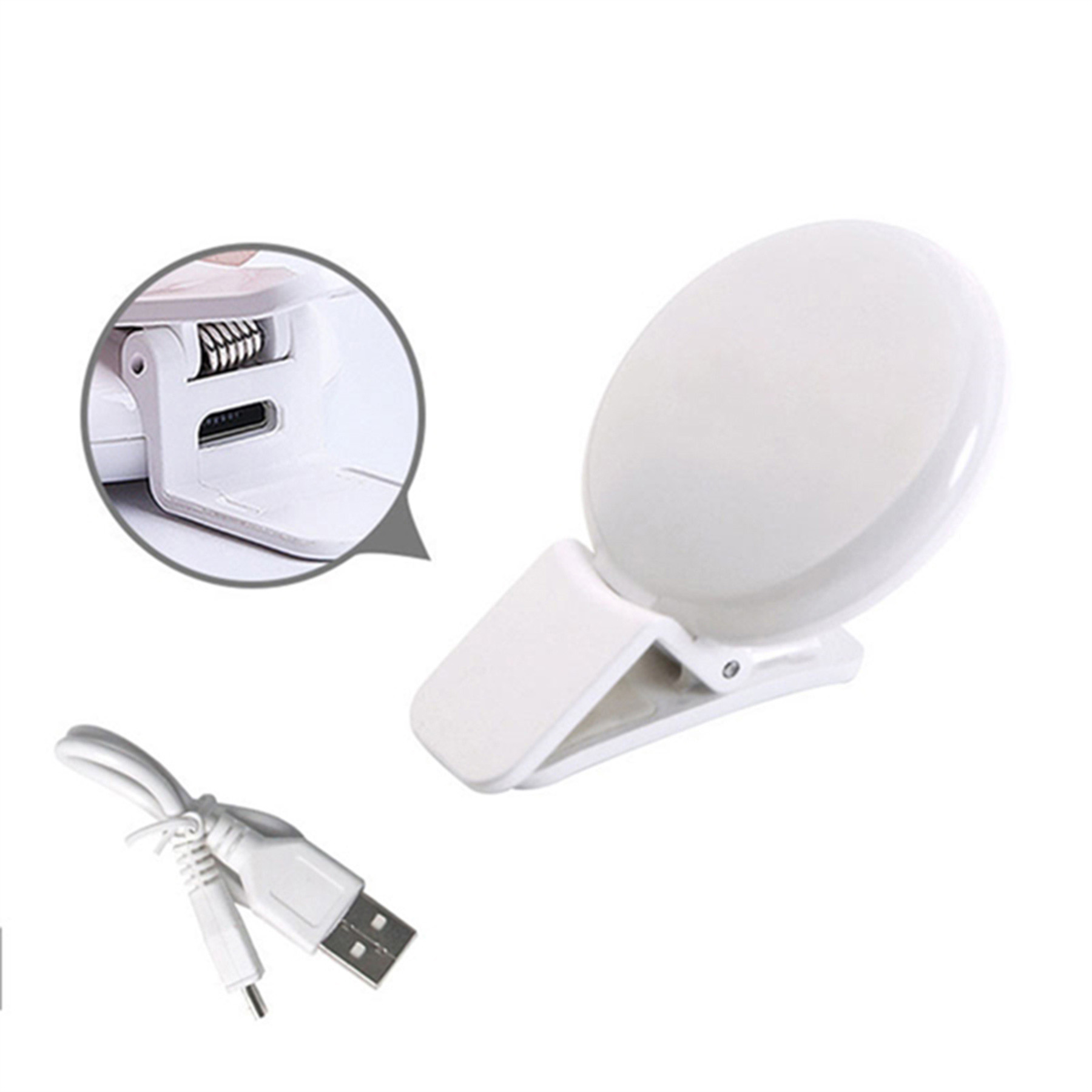 Rechargeable Mini Selfie Ring Light 2