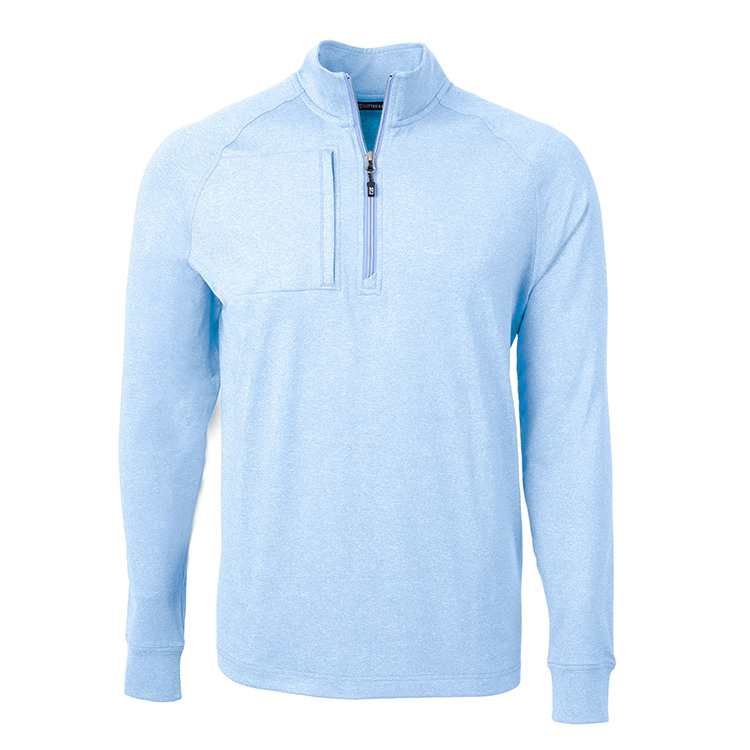 Cutter & Buck Adapt Eco Knit Heather Recycled Pullover, custom hoodie or sweatshirt with logo imprint 5