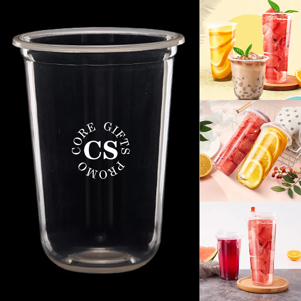 16Oz Clear Plastic Cold Cups 2