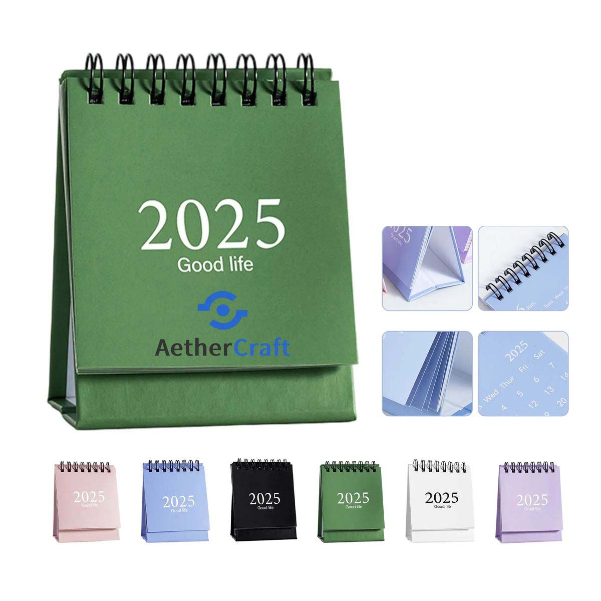 Compact Paper Desk Calendar for Office and Home 3