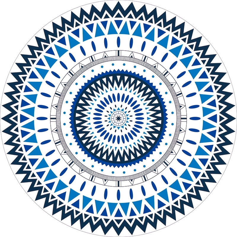 Custom Oversize Round Beach Towel 4