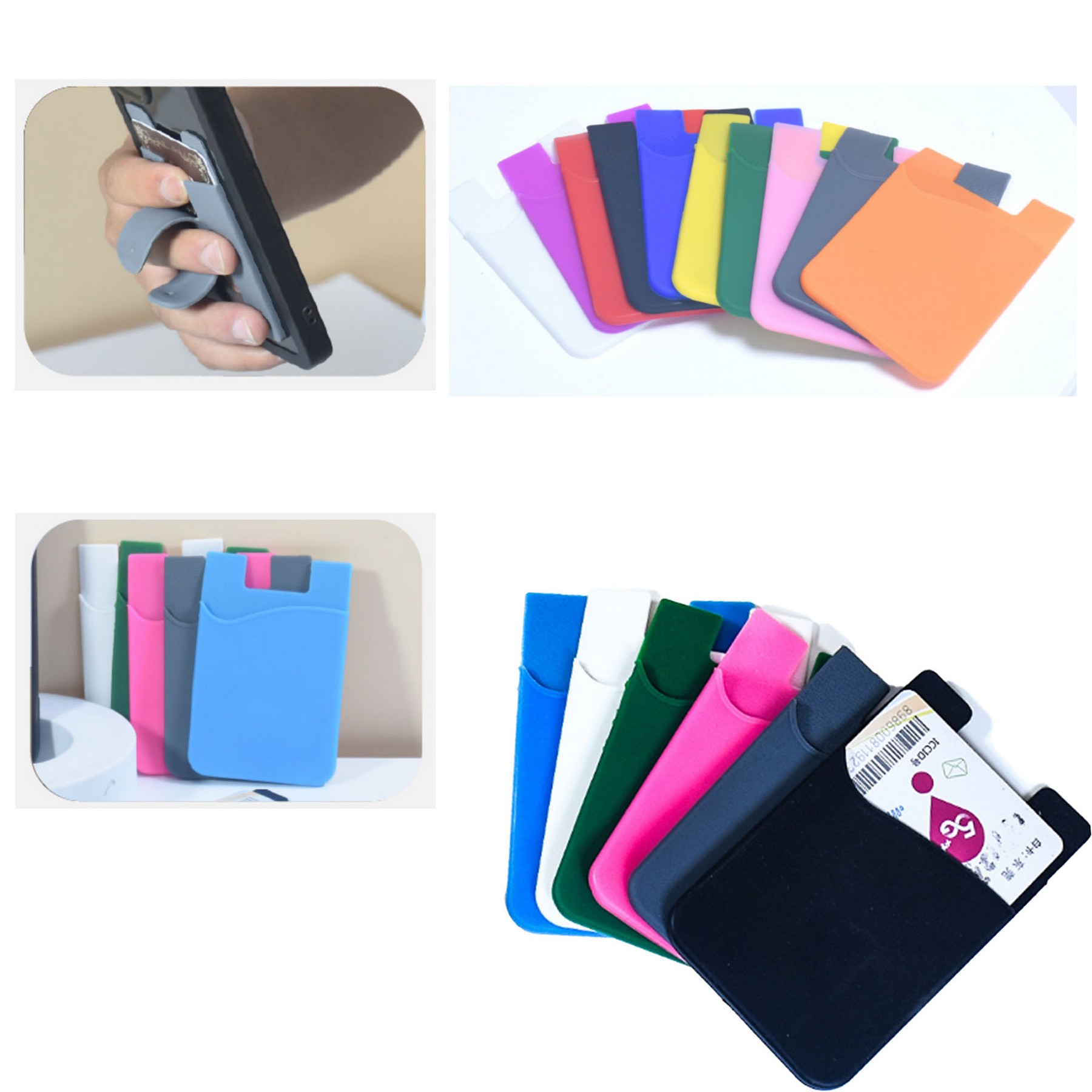 Silicone Stick On Pocket Wallet 2