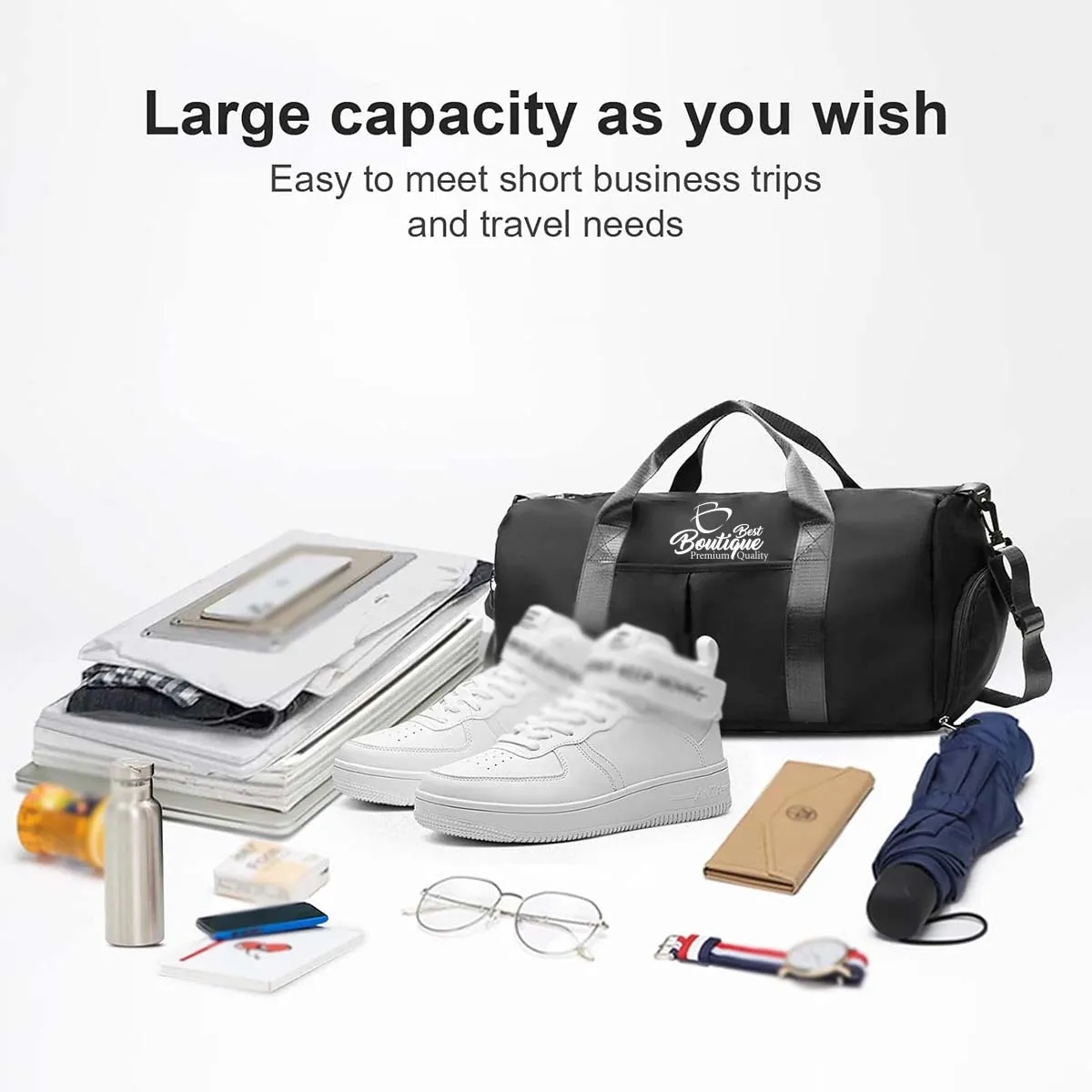 Unisex Multicolor Waterproof Foldable Travel Duffel Tote Bag 4