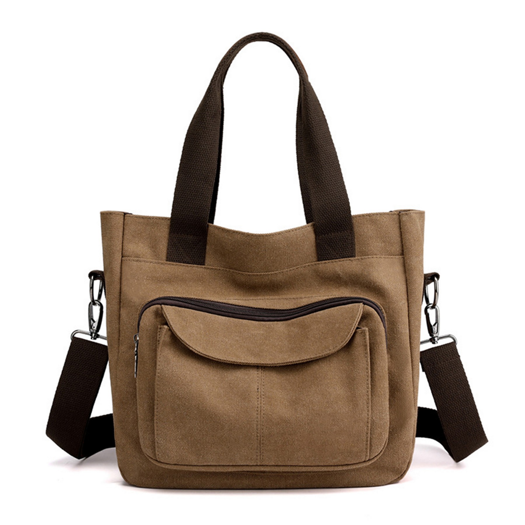 Retro Canvas Tote Bag W/Strap 5
