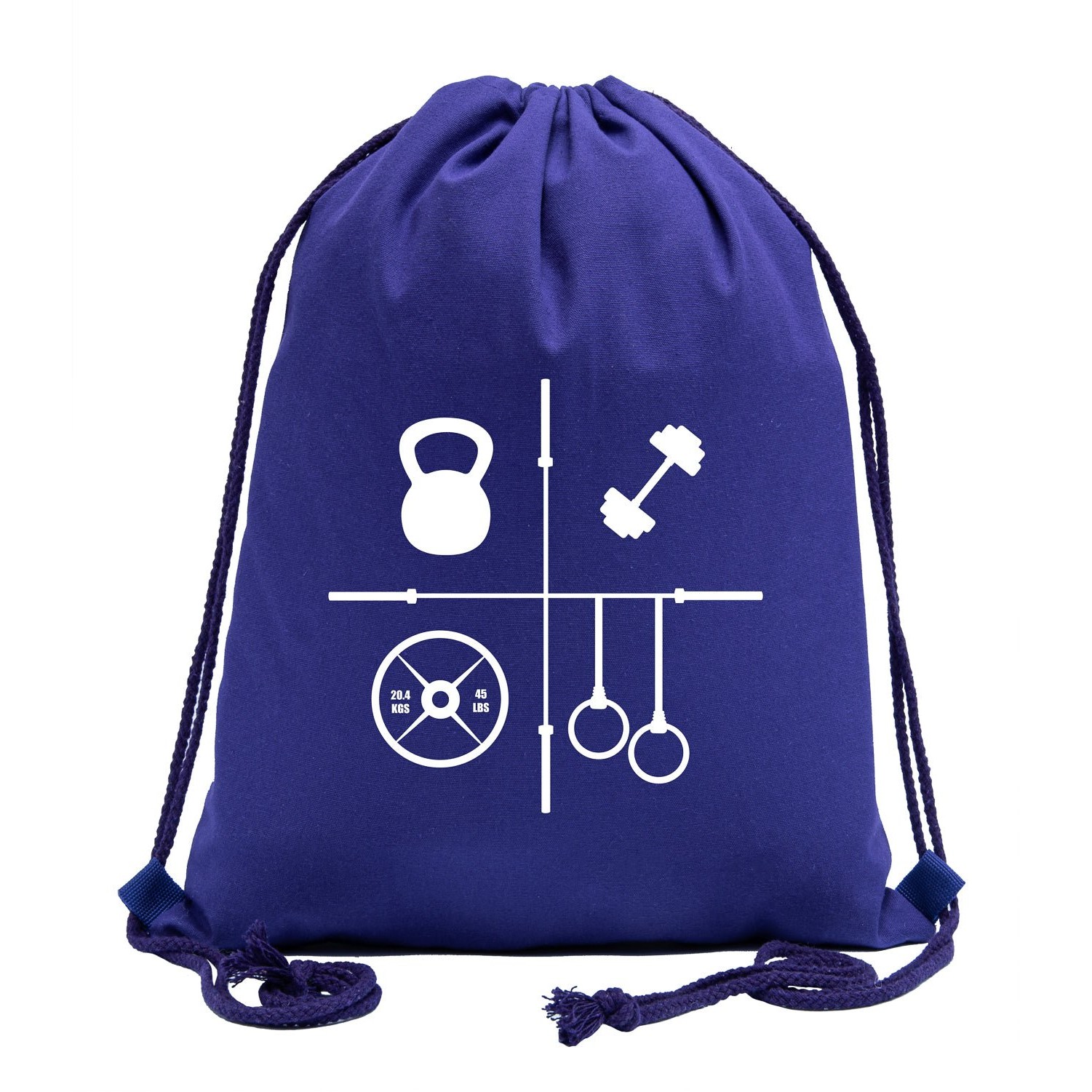Custom Small Polyester Drawstring Backpack ( 13" X 15" ) 2