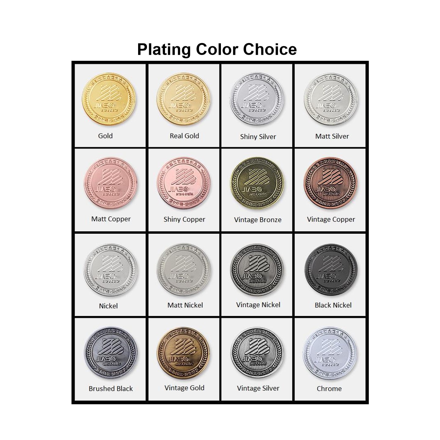 Painted Metal Medal 5