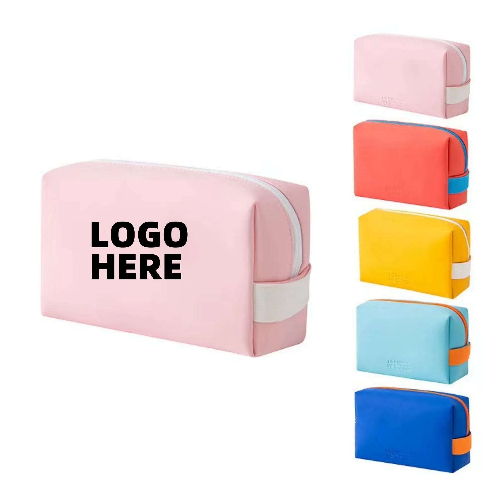 Multifunctional Hand Pu Cosmetic Pouch Bag 2