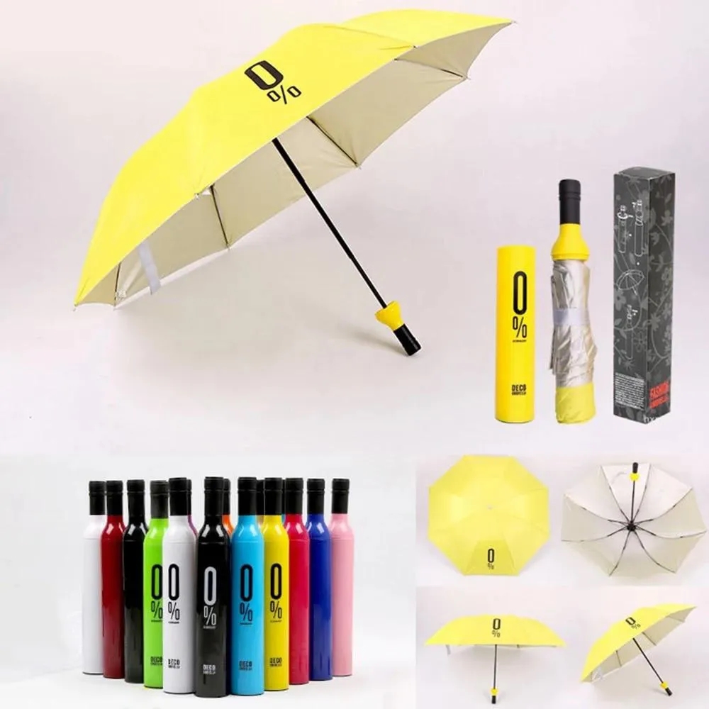 Custom Wine Bottle Umbrella 5