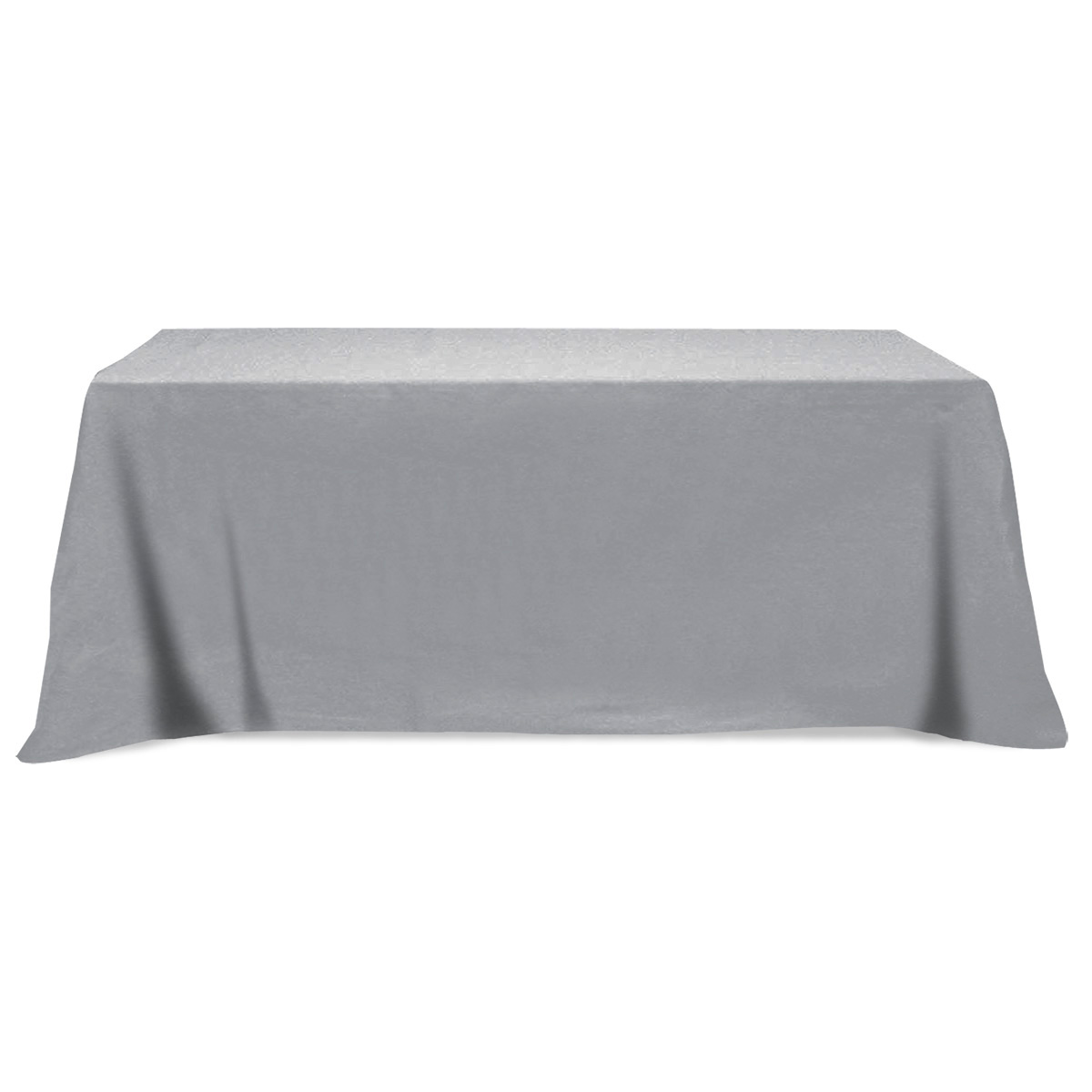 Flat Poly/Cotton 3-sided Table Cover - fits 8' standard table 2
