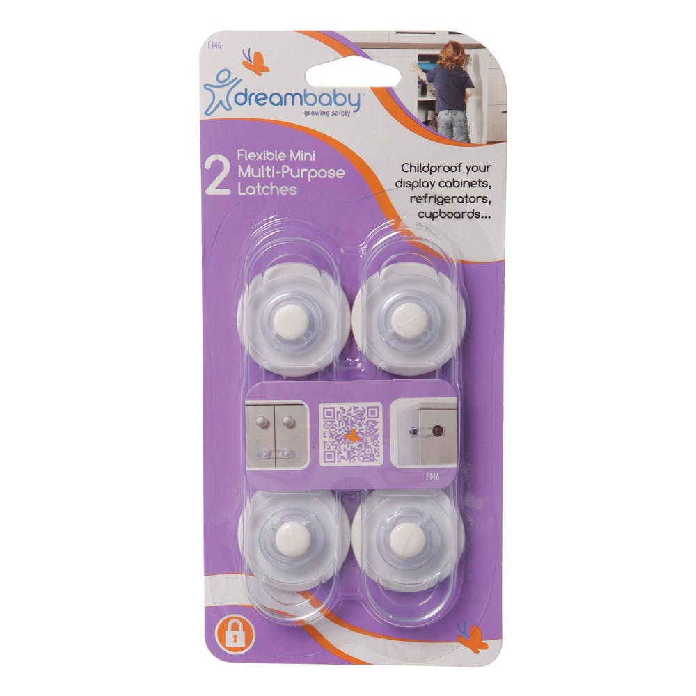 Child Safety Mini Multi-Purpose Latches - 2 pack 1