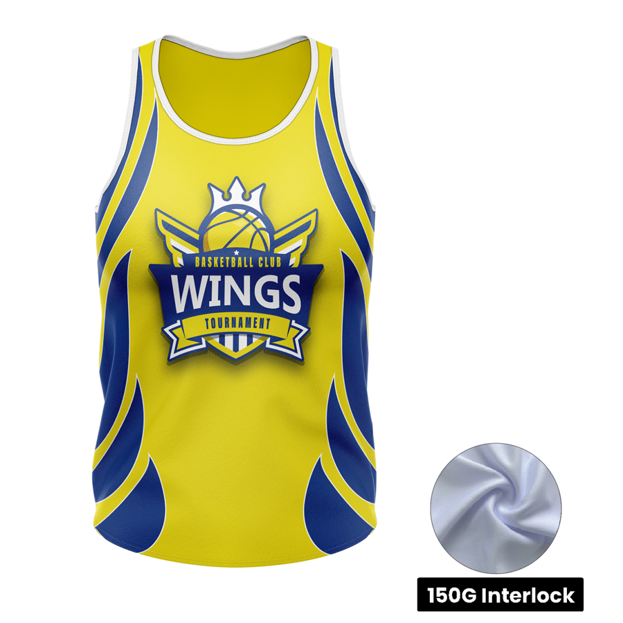 Women's Sublimation Basketball Jersey - 150G Interlock 3