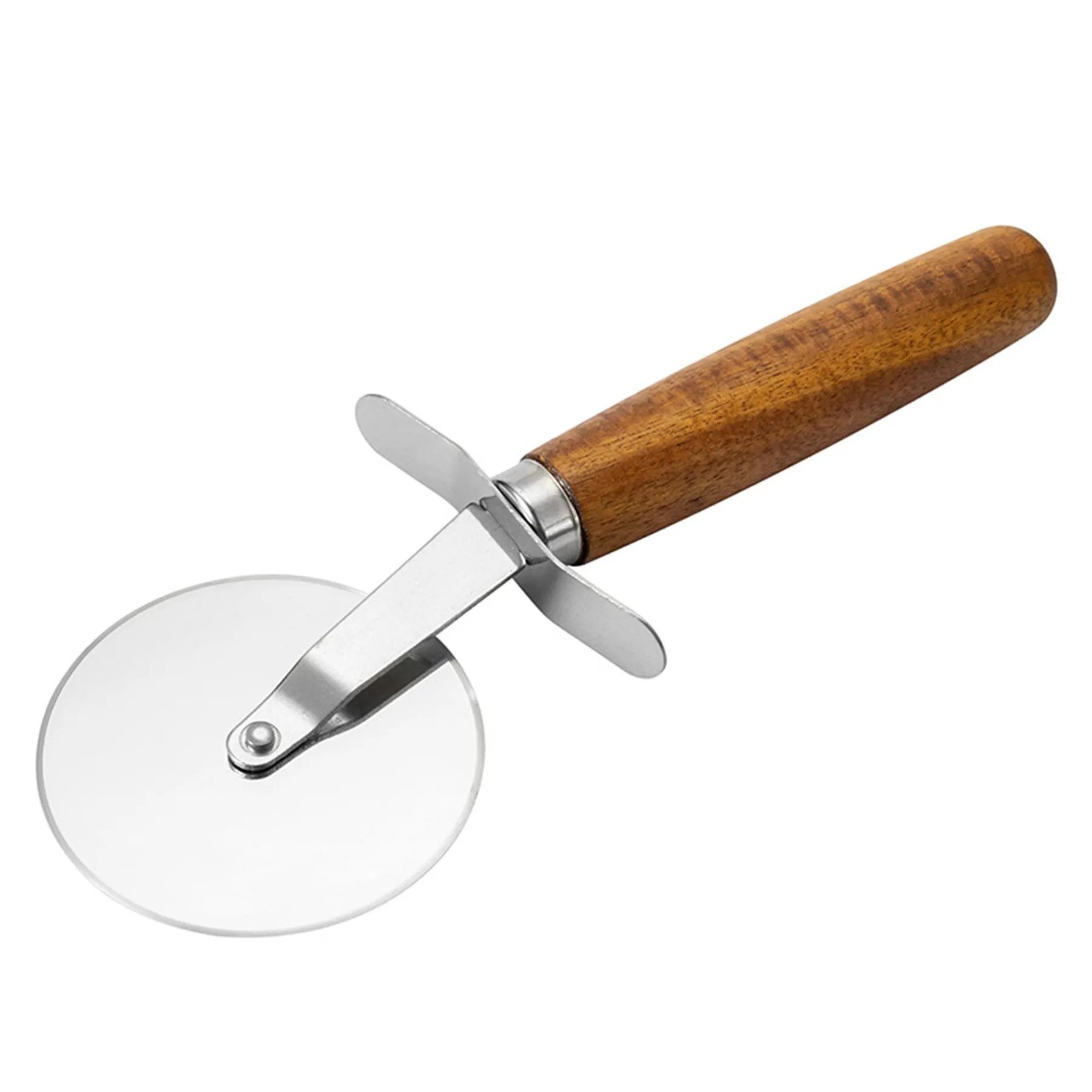 Wooden Handle Pizza Wheel Cutter 2