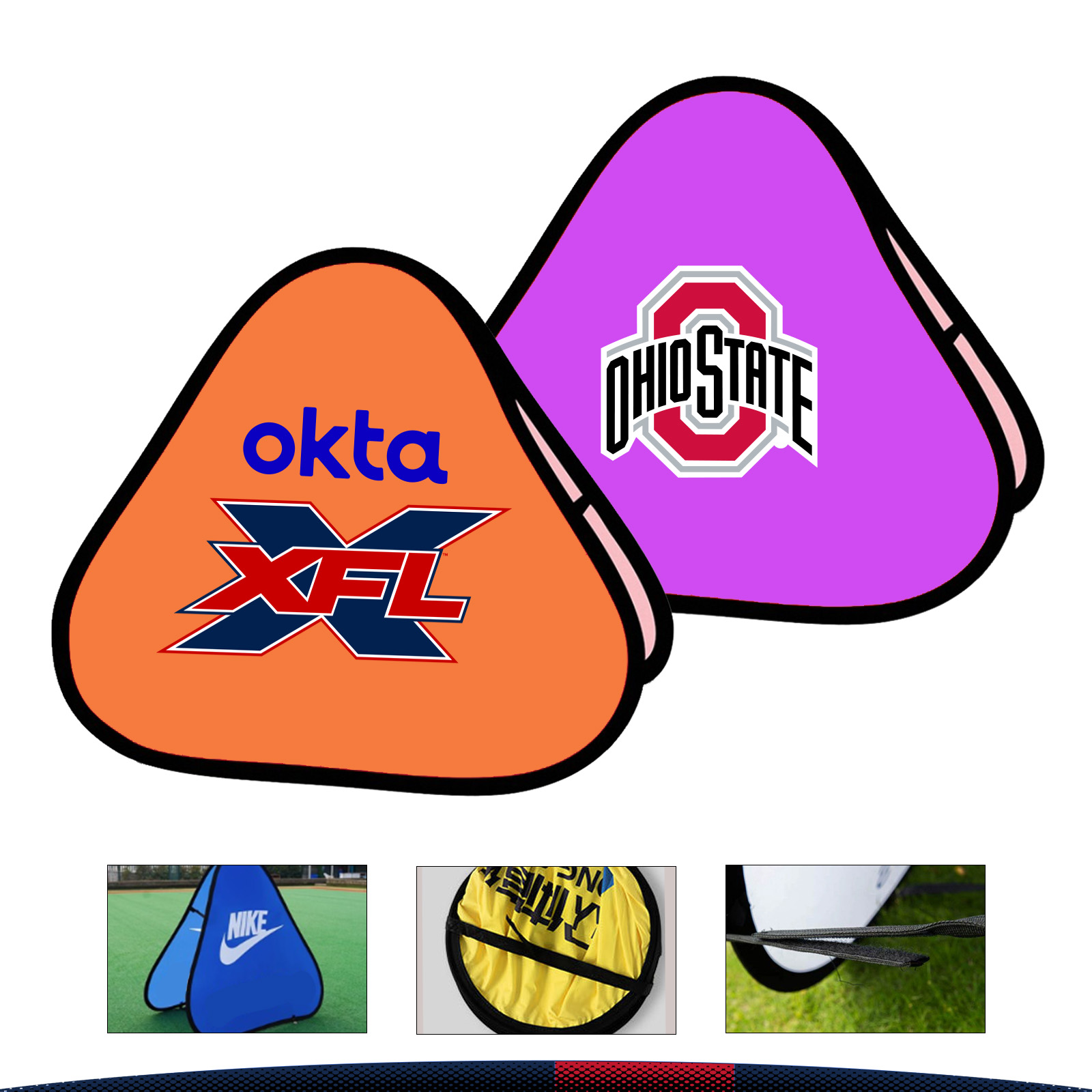 Wersa Triangle Pop Up Banner Stand 2
