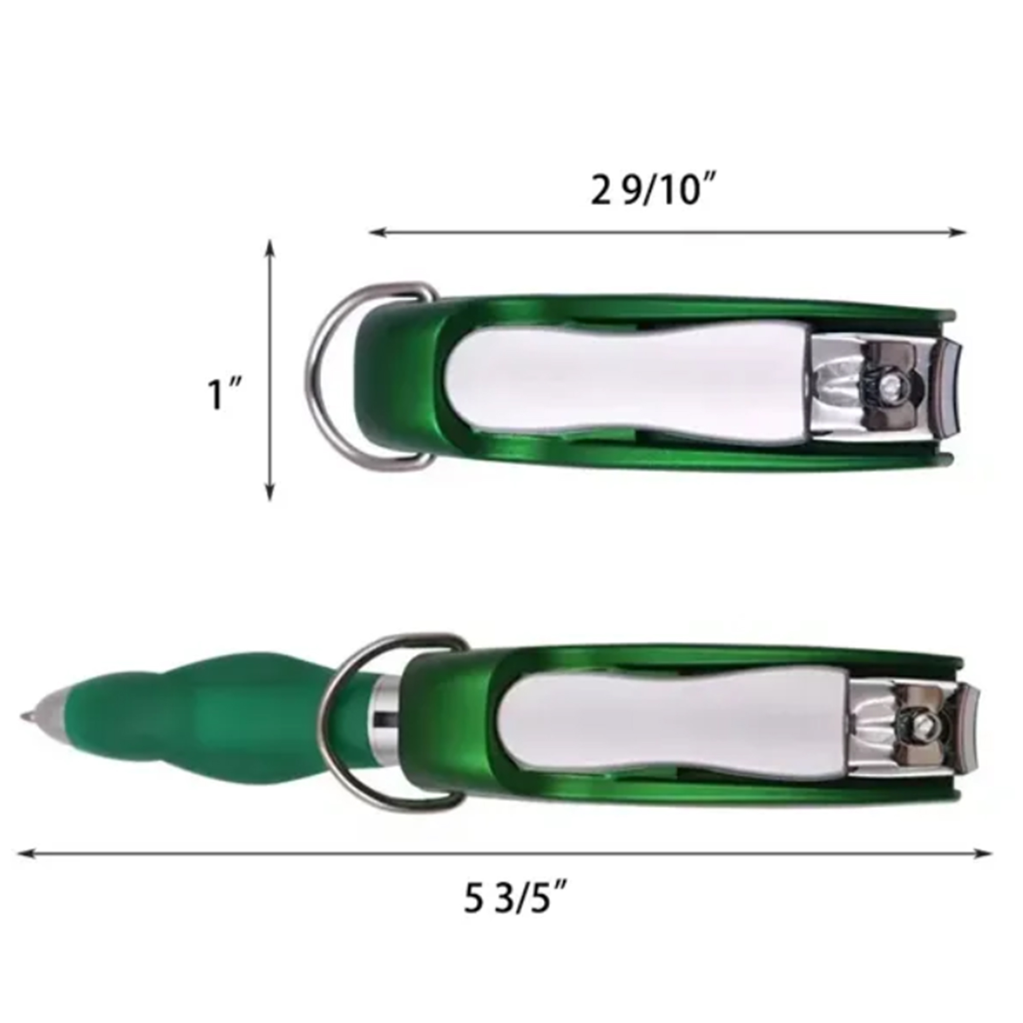 Multifunctional Ballpoint Pen With Nail ClippersKeychain 3