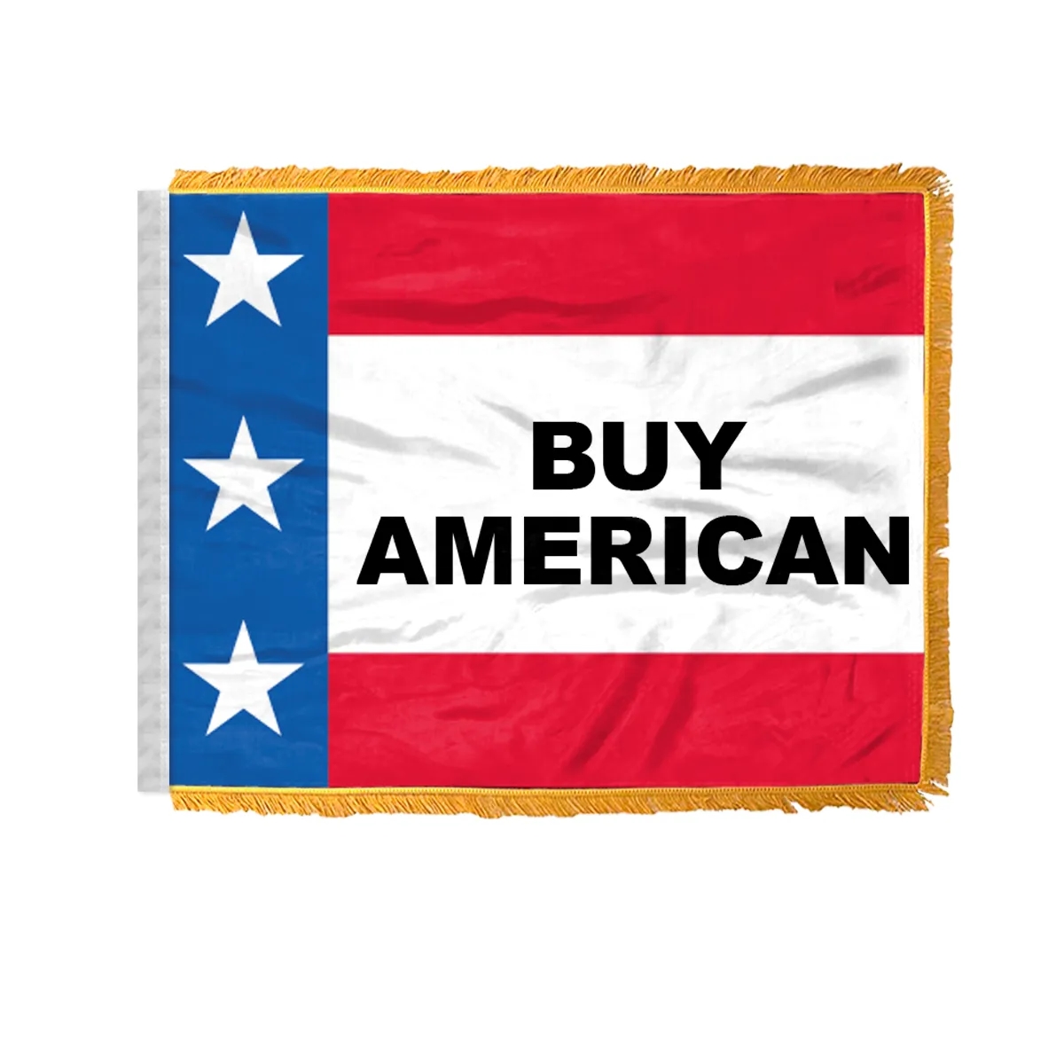 12" x 18" Patriotic Message Antenna Flag 3