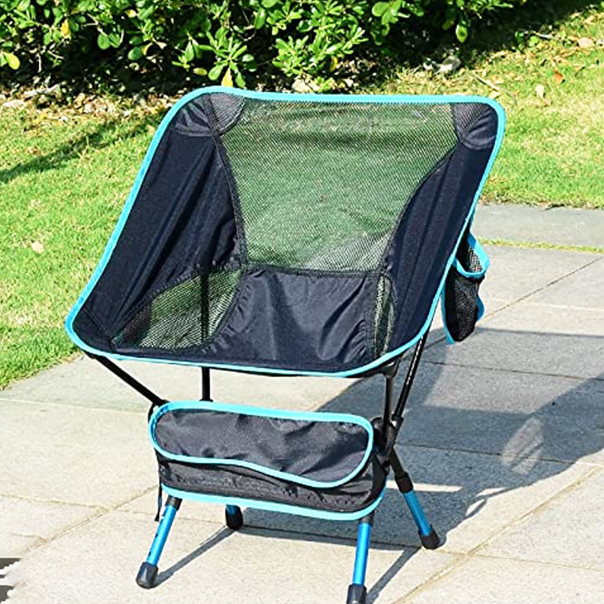 Lightweight Folding Camping Chair with Mesh Back 4