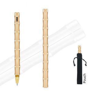 Brass Bamboo Pen With Pouch 11
