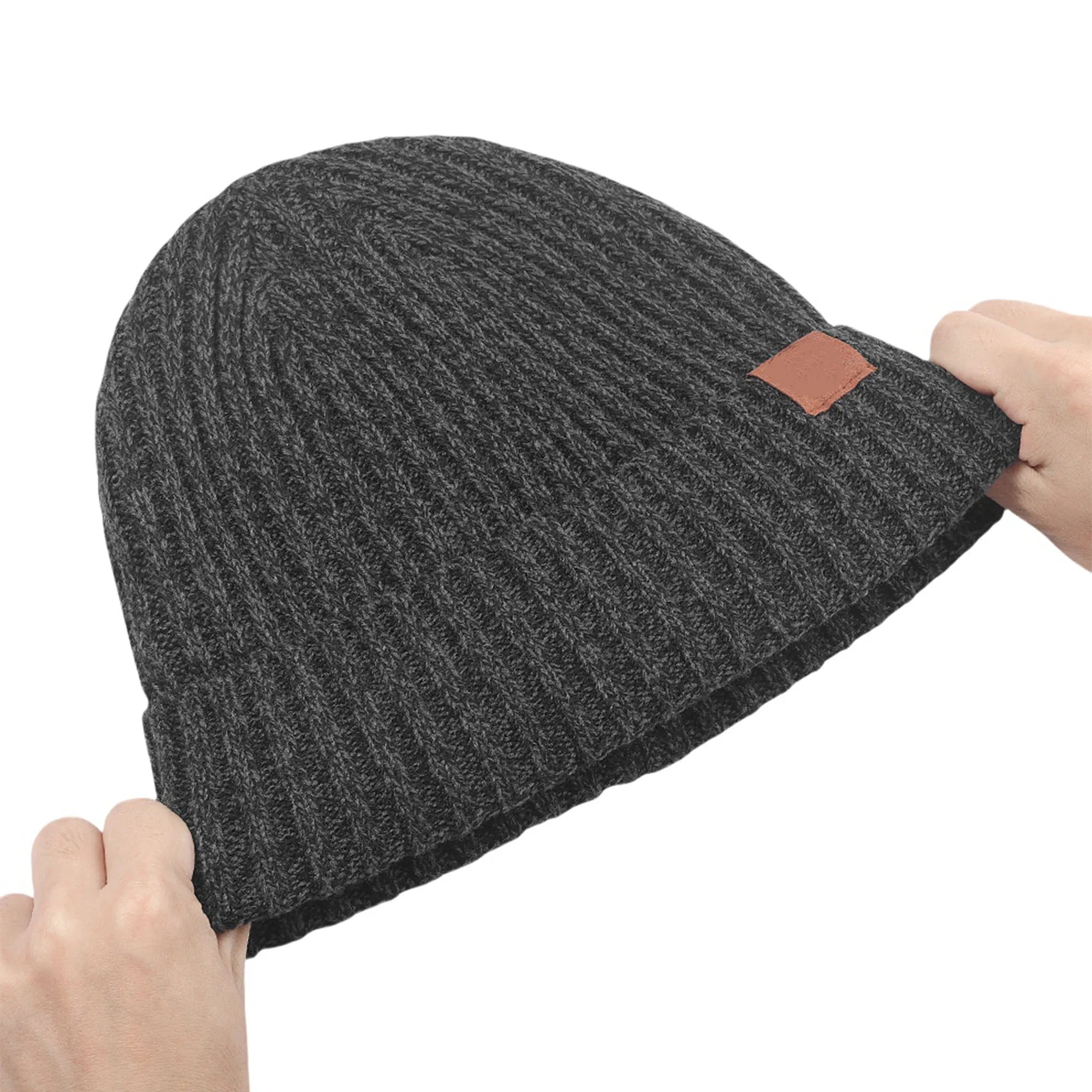Winter Thick Knit Beanies Hats 9