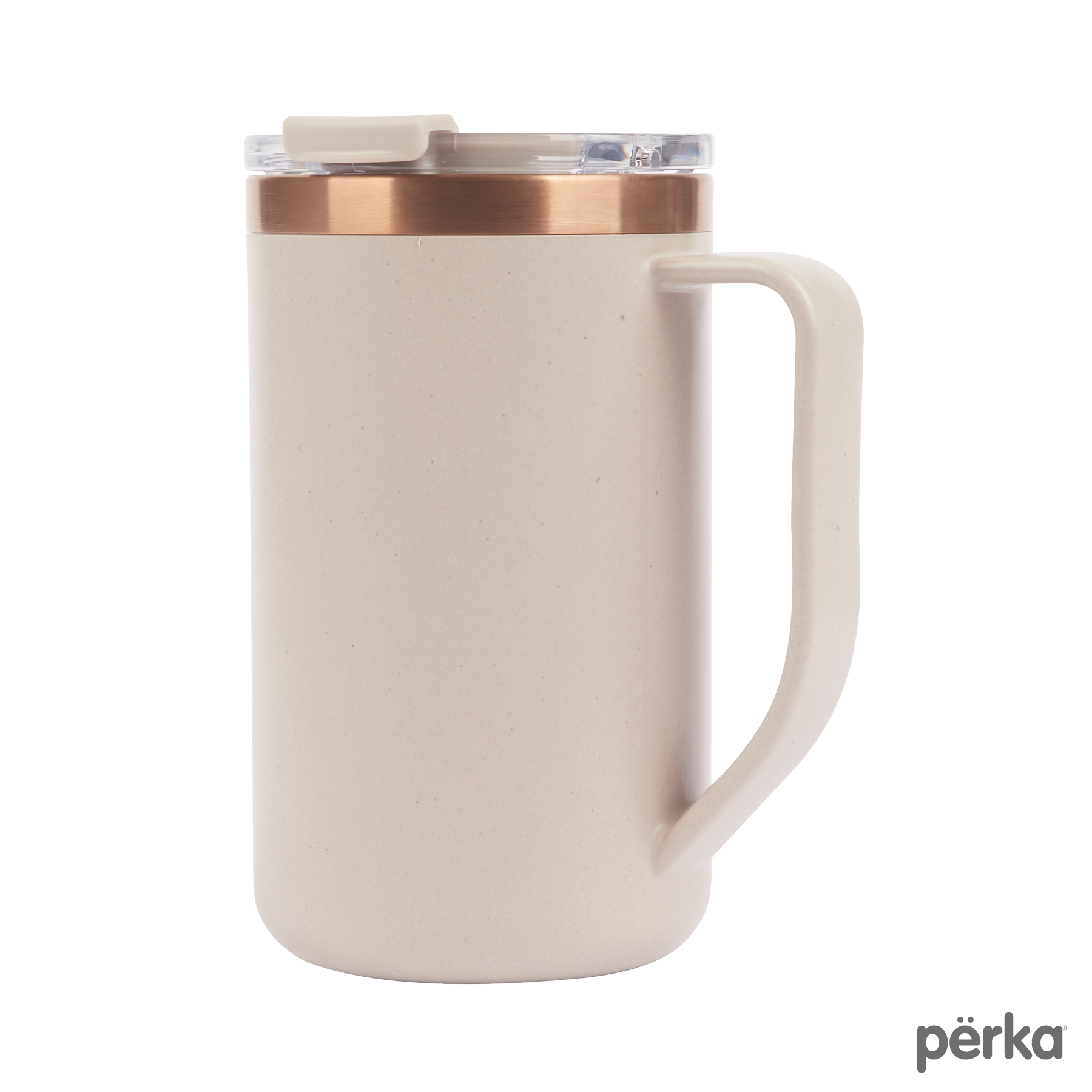 Perka® Guji 15 oz. Recycled Steel and Coffee Grounds Mug 2